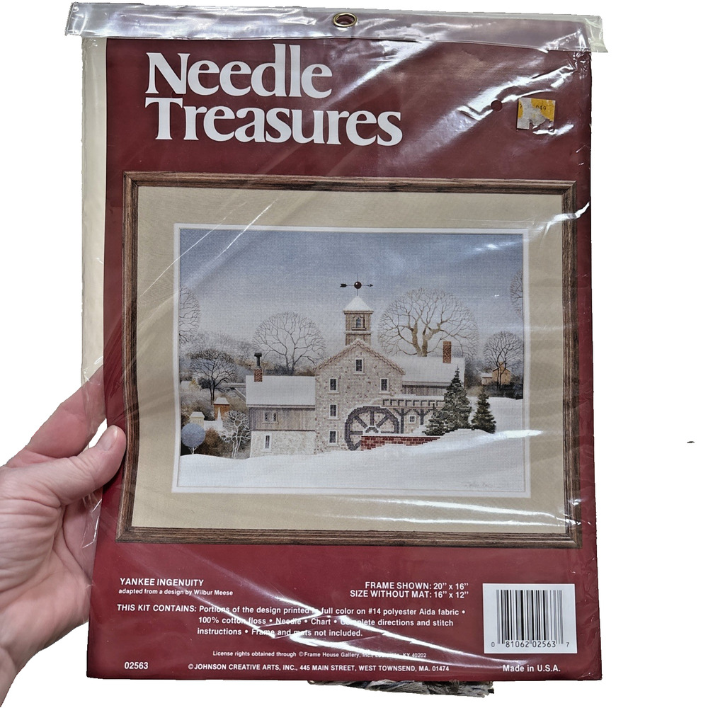 Needle Treasures Color Art Cross Stitch Craft Kit #02563 Yankee Ingenuity NEW